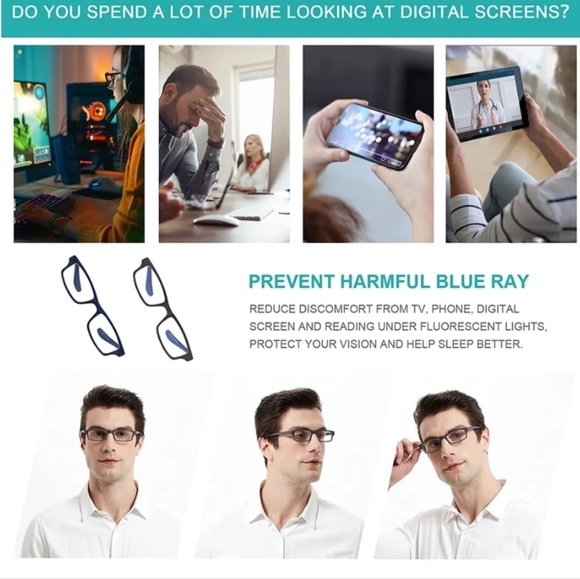 3 for 20! NWT blue light blocking glasses - Picture 4 of 5